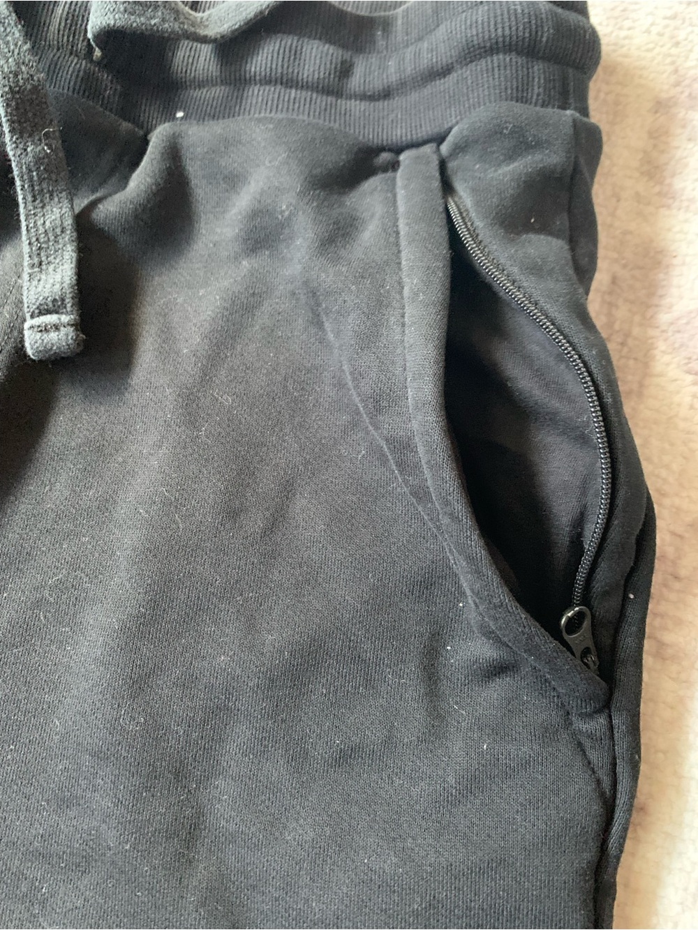 ALO Yoga Black Drawstring Athletic Shorts - Picture 2 of 5